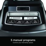 Mega Kitchen System, 72 oz. Pitcher, 8-Cup Food Processor, 16 oz. Single Serve Cup, 1500-Watt, Black - Image 15